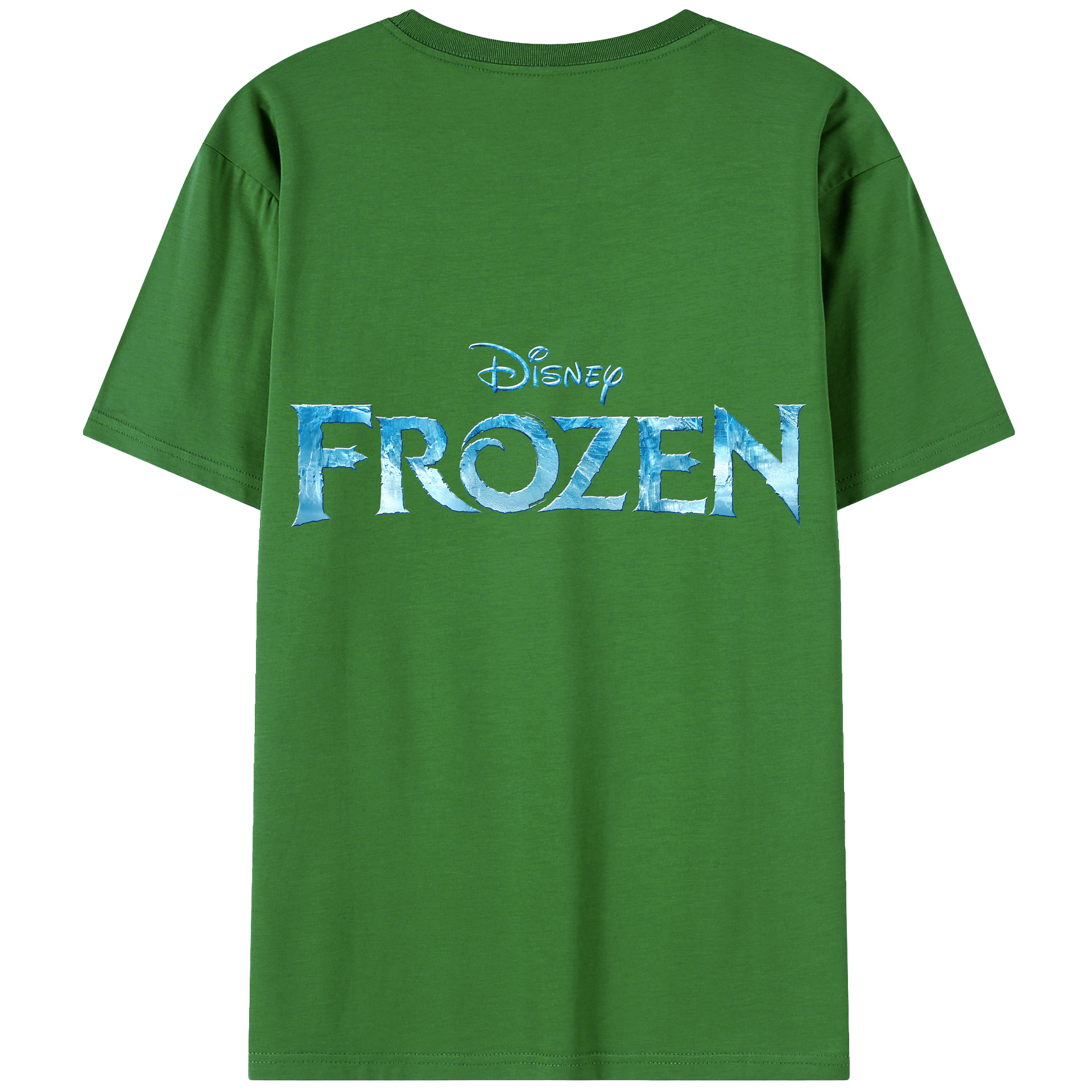 （画像用） アナと雪の女王 アンナ エルサ Frozen Anna Elsa レディース半袖Tシャツ(バックプリント)